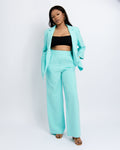 The Pastel Aqua Power Suit 2-Piece Business Suit