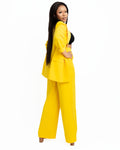 Vibrant Marigold Power Yellow Suit Set